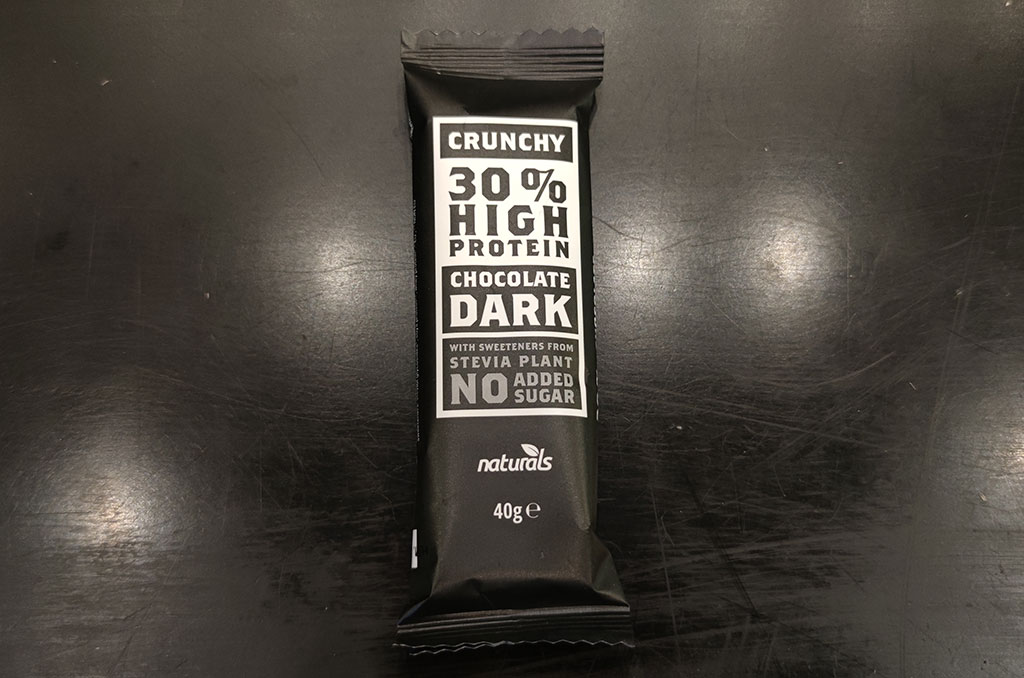 Crunchy 30% High Protein Dark Chocolate